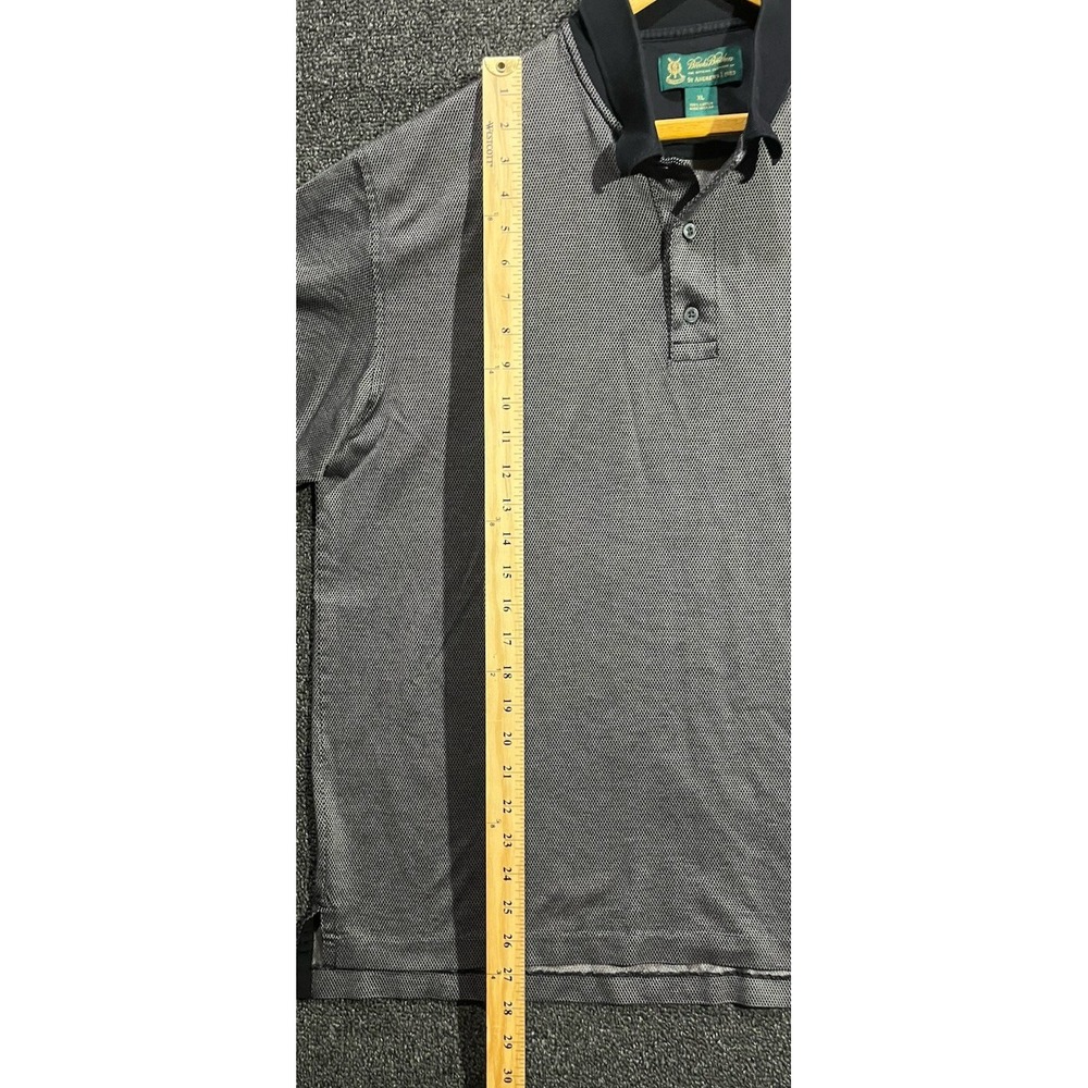 Brooks Brothers Polo Shirt Men XL Gray St Andrews Links Golf 100%‎ Cotton - Picture 5 of 10